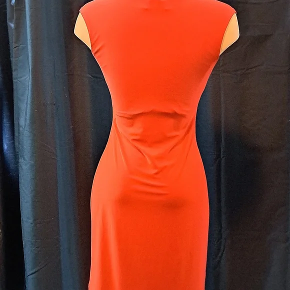 Joseph Ribkoff  Twist-Front Dress - Picture 2 of 4